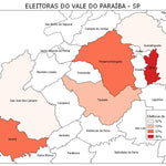 Vale Geomarketing Eleitoras do Vale digital map