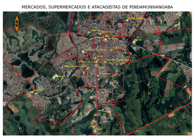 Vale Geomarketing Supermercados Pinda digital map