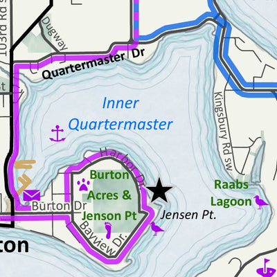 Vashon Adventures Vashon Island Bike Routes digital map