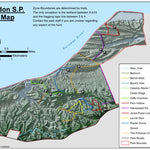 Virginia State Parks Caledon State Park - Hunt Zones digital map