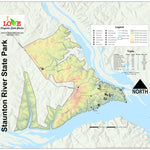 Virginia State Parks Staunton River State Park digital map