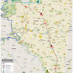 Visualvoice Boroondara Recreational Cycling Map digital map