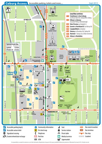 Visualvoice Coburg Access Map digital map
