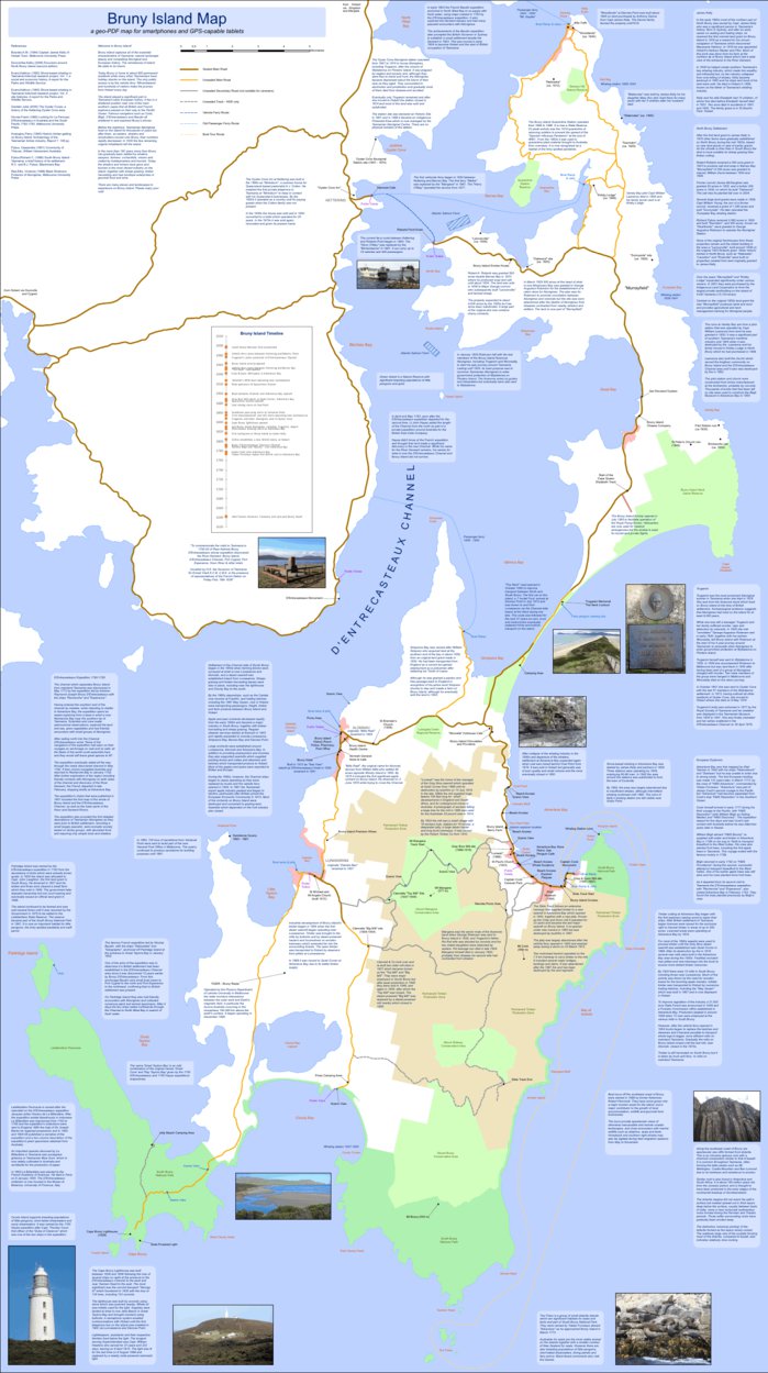 Bruny Island Map by Volcanex Geoscience | Avenza Maps
