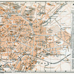 Waldin Aachen city map, 1906 digital map