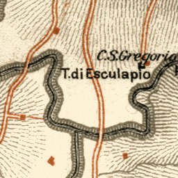 Waldin Agrigento (Girgenti) town and environs map, 1929 digital map
