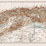Waldin Algeria and Tunisia, 1913 digital map
