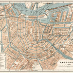 Waldin Amsterdam City Map, 1909 digital map
