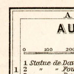 Waldin Auxerre city map, 1909 digital map