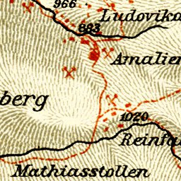 Waldin Bad Ischl (Ischl) town plan, 1913 digital map