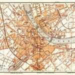 Waldin Basel city map, 1897 digital map