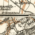 Waldin Basse-Seine, Seine from Le Havre to Louviers map, 1913 digital map