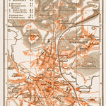 Waldin Bayreuth city map, 1909 digital map