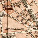 Waldin Berlin, city centre map, 1906 digital map