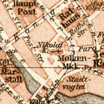 Waldin Berlin, city centre map, 1906 digital map