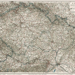 Waldin Bohemia, Moravia and Silesia, 1910 digital map