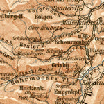 Waldin Bregenz Forest and Algäu Alps, 1906 digital map