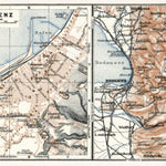 Waldin Bregenz town plan, 1910 digital map