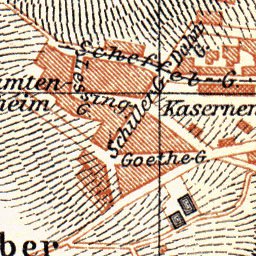 Waldin Brünn (Brno), town plan with environs map (Blansko), 1911 digital map