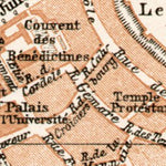 Waldin Caen city map, 1909 digital map