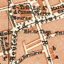 Waldin Caen city map, 1913 digital map
