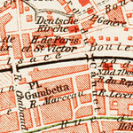 Waldin Cannes city map, 1913 (1:16,000 scale) digital map