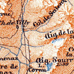 Waldin Chamonix and Sixt Valleys map, 1900 digital map