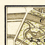 Waldin Chantilly, Château de Chantilly map, 1903 digital map