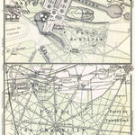 Waldin Chantilly, Château de Chantilly map, 1910 digital map