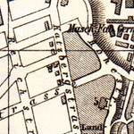 Waldin Chemnitz city map, 1887 digital map