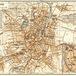 Waldin Chemnitz city map, 1906 digital map