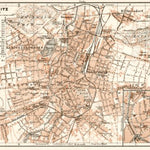 Waldin Chemnitz city map, 1911 digital map