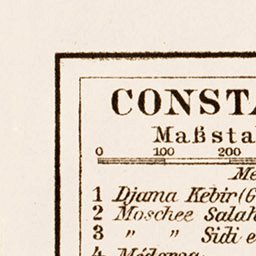 Waldin Constantine town plan, 1913 digital map