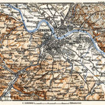Waldin Dresden environs map, 1887 digital map