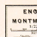 Waldin Enghien-les-Bains and Montmorency map, 1910 digital map