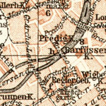 Waldin Erfurt city map, 1906 digital map