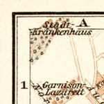 Waldin Erfurt city map, 1906 digital map