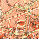 Waldin Frankfurt am Main city map, 1927 digital map