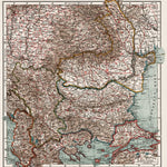 Waldin General Map of the Balkan Countries, 1914 digital map