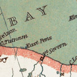 Waldin General Map of the British North America, 1907 digital map