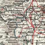 Waldin Germany, northewestern provinces of the northern part. General map, 1913 digital map