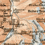 Waldin Glockner Mountains, 1906 digital map