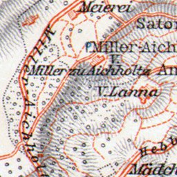 Waldin Gmunden and environs, 1913 digital map