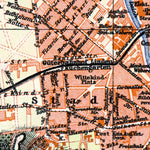 Waldin Hannover city map, 1910 digital map