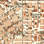 Waldin Helsingfors (Helsinki) town plan, 1914 digital map
