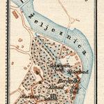 Waldin Ilidža (Ilidže) town plan, 1929 digital map