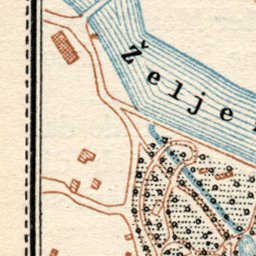 Waldin Ilidža (Ilidže) town plan, 1929 digital map