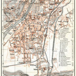 Waldin Innsbruck town plan, 1910 digital map