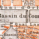 Waldin Le Havre city map, 1910 digital map
