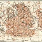 Waldin Lille city map, 1913 digital map